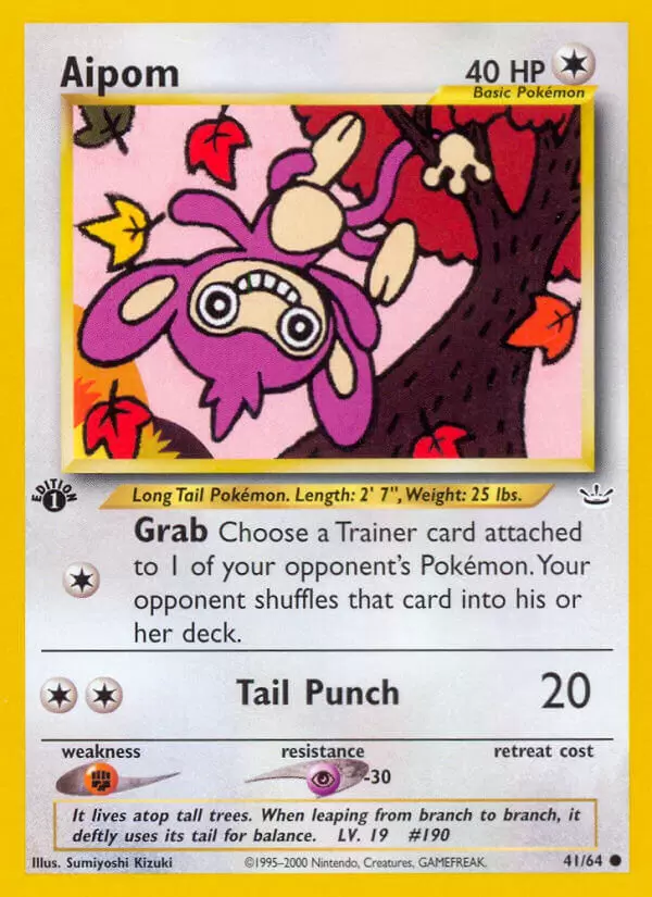 Neo Revelation - Aipom 1st Edition