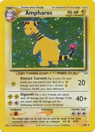 Neo Revelation - Ampharos Holo