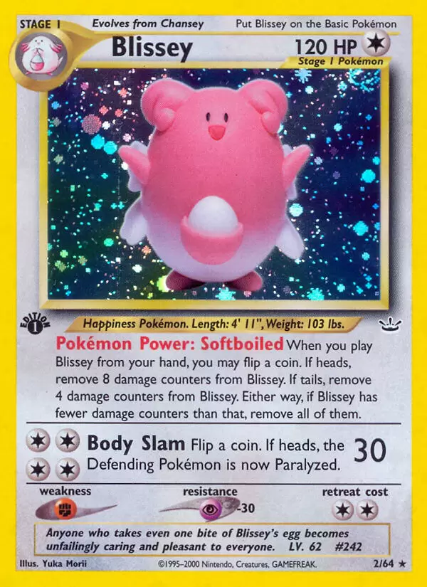 Neo Revelation - Blissey 1st Edition Holo