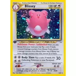 Blissey 1st Edition Holo