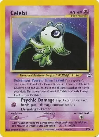 Neo Revelation - Celebi Holo