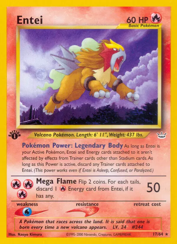 Neo Revelation - Entei 1st Edition