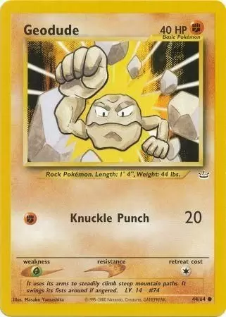 Neo Revelation - Geodude