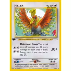 Ho-oh 1st Edition