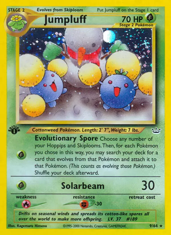 Neo Revelation - Jumpluff 1st Edition Holo
