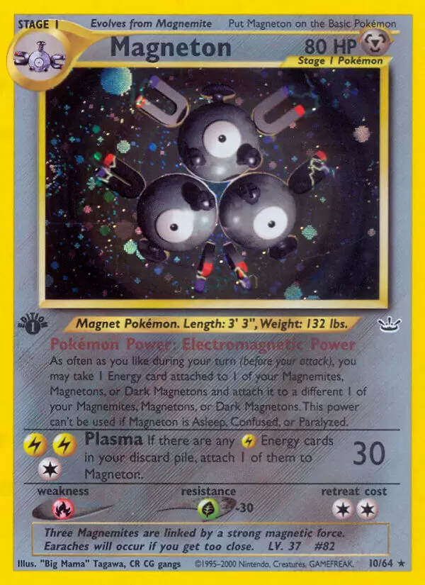 Neo Revelation - Magneton 1st Edition Holo