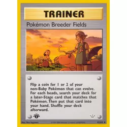 Pokémon Breeder Fields 1st Edition