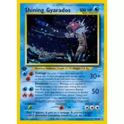 Shining Gyarados 1st Edition