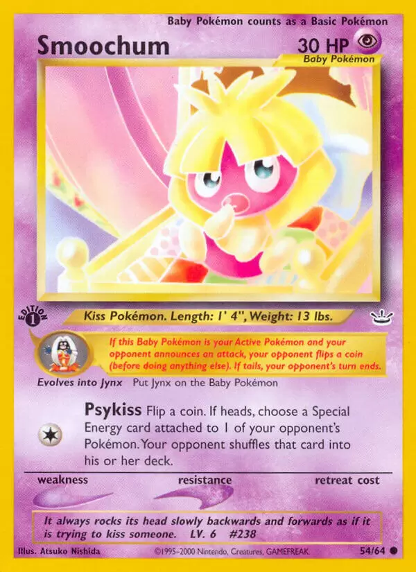 Neo Revelation - Smoochum 1st Edition