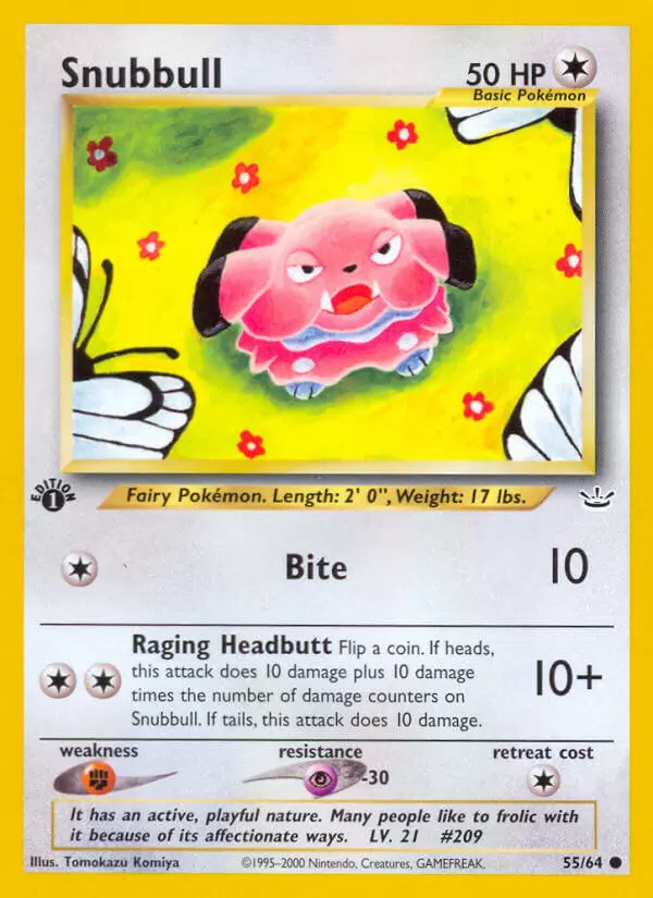 Neo Revelation - Snubbull 1st Edition