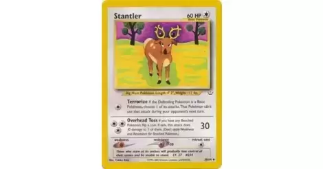 Stantler Neo Revelations EX 38//64 Pokemon Card