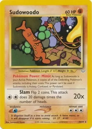 Neo Revelation - Sudowoodo
