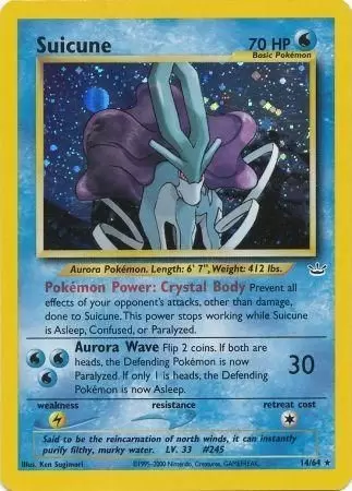 Neo Revelation - Suicune Holo