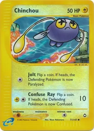 Aquapolis - Chinchou Reverse