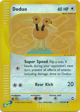 Aquapolis - Doduo Reverse