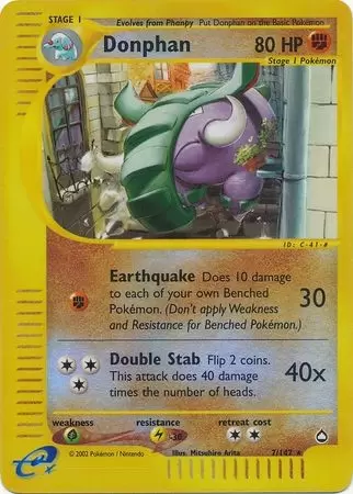 Aquapolis - Donphan Reverse