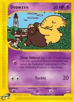 Aquapolis - Drowzee Reverse