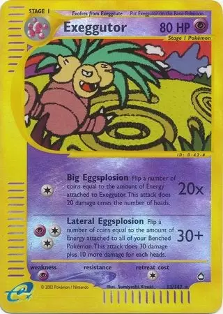 Aquapolis - Exeggutor Reverse