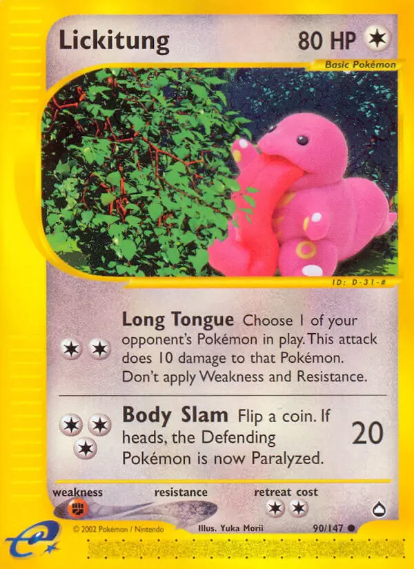 Aquapolis - Lickitung