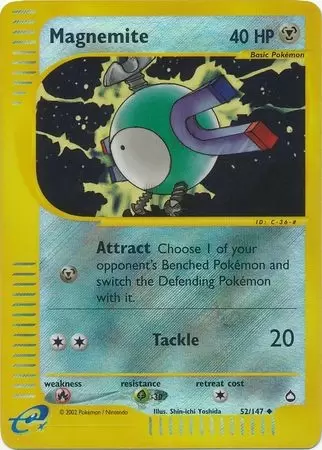 Aquapolis - Magnemite Reverse