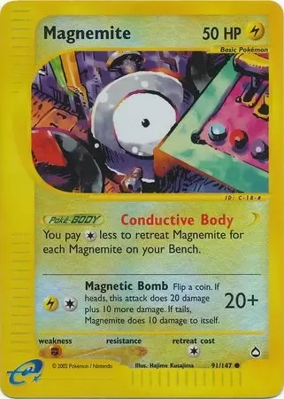 Aquapolis - Magnemite Reverse