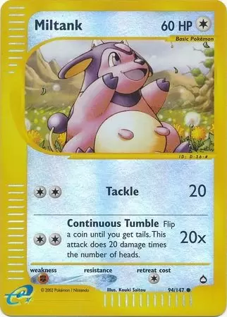 Aquapolis - Miltank Reverse