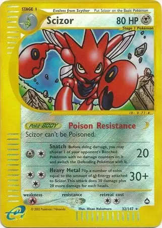 Aquapolis - Scizor Reverse