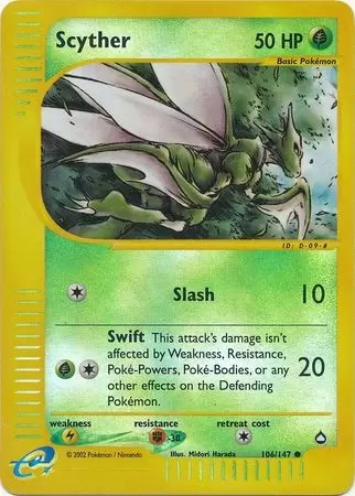 Aquapolis - Scyther Reverse