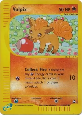 Aquapolis - Vulpix Reverse