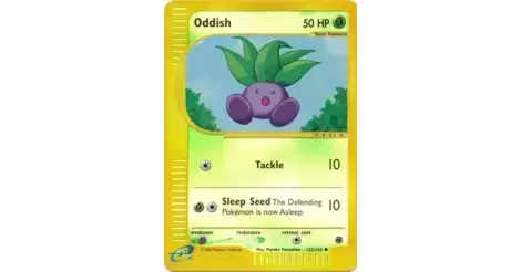 Pokemon Expedition Common Card #122/165 Oddish 