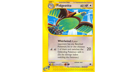 Pokemon 88//165 Pidgeotto Expedition English