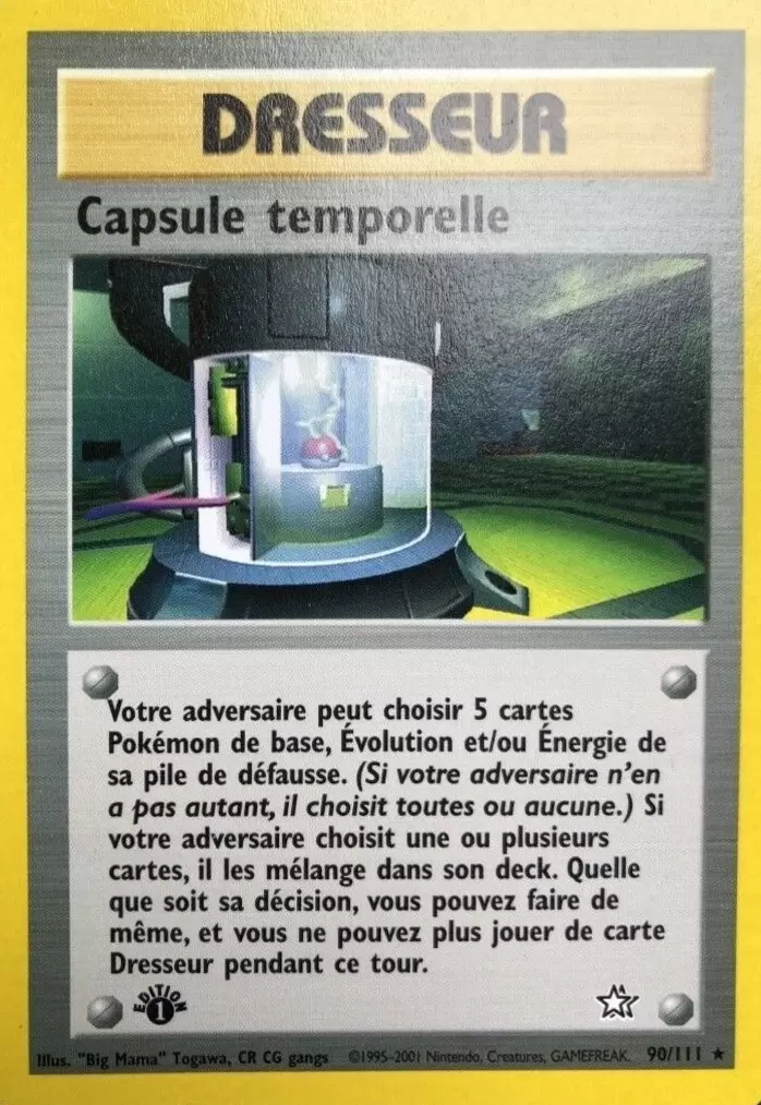 Neo Genesis - Capsule temporelle édition 1