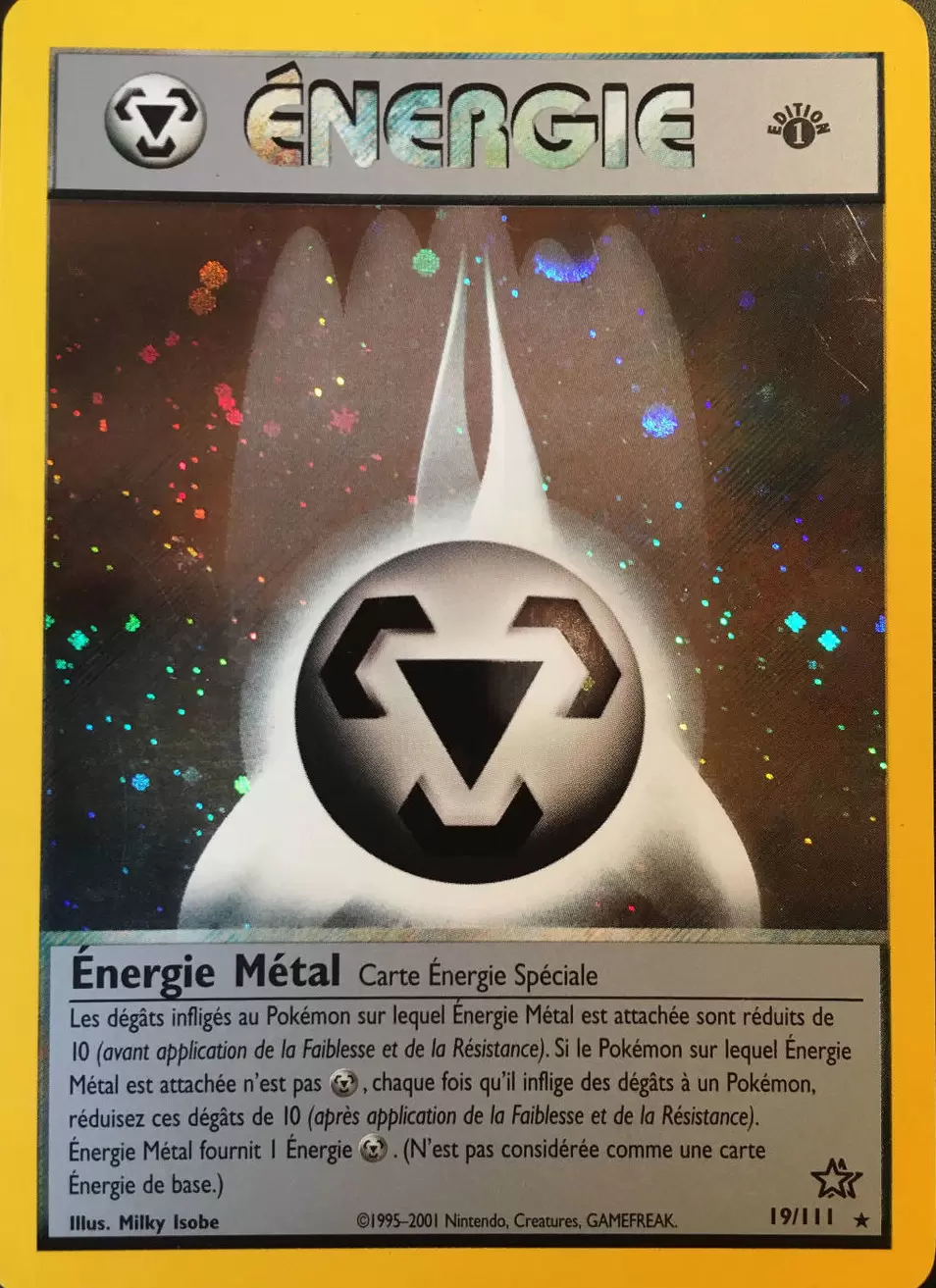 Neo Genesis - Énergie Métal édition 1 Holographique