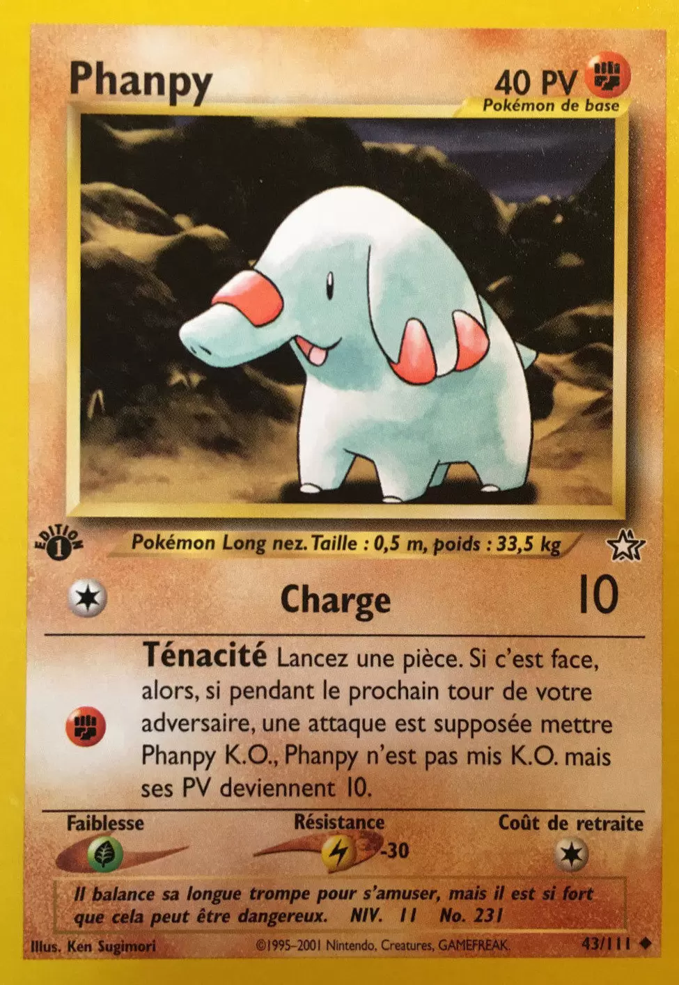 Neo Genesis - Phanpy édition 1