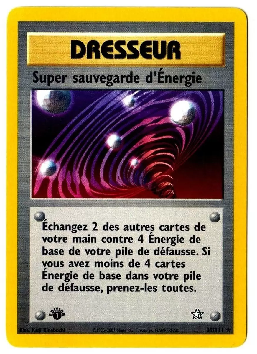 Neo Genesis - Super sauvegarde d\'Energie édition 1
