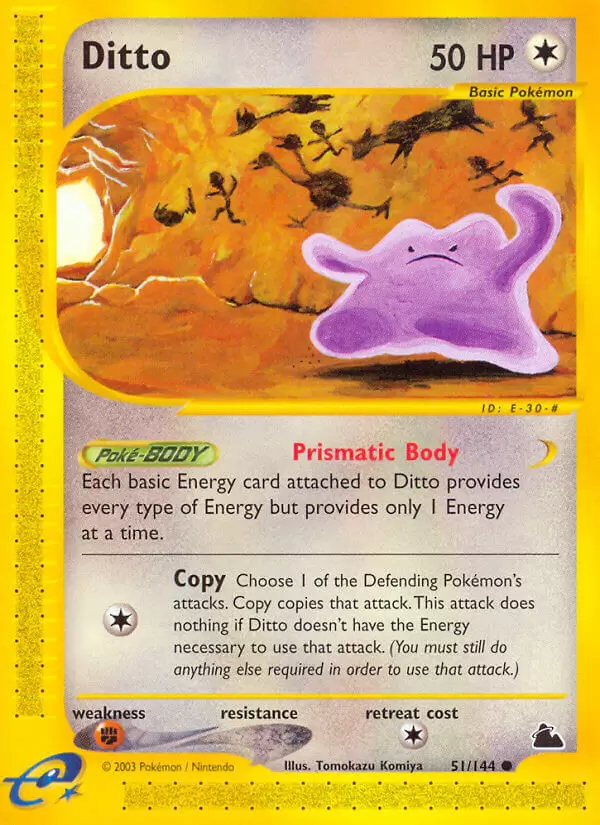 Ditto - Skyridge Pokémon card 51/144