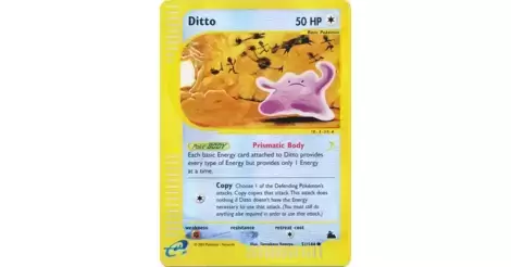 Why does ditto have a black line down the left hand side but Magnemite  doesn't? What does it mean. Looked at all my Skyridge cards and some do,  some don't. : r/pokemoncardcollectors