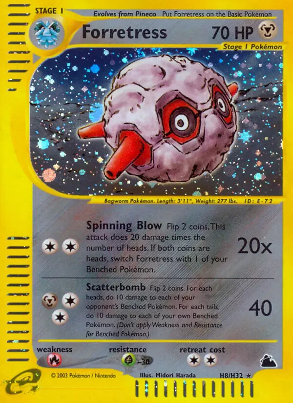 Skyridge - Forretress Holo