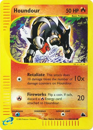 Skyridge - Houndour Reverse