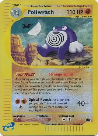 Skyridge - Poliwrath Reverse
