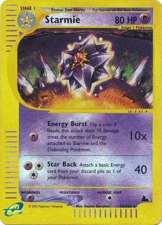 Skyridge - Starmie Reverse
