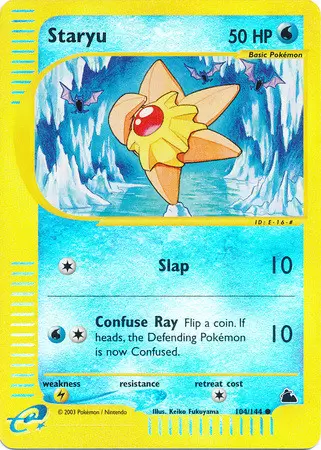 Skyridge - Staryu Reverse