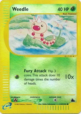 Skyridge - Weedle Reverse