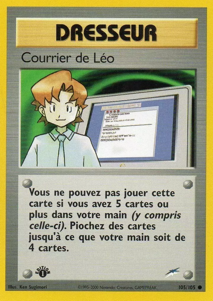 Neo Destiny - Courrier de Léo édition 1