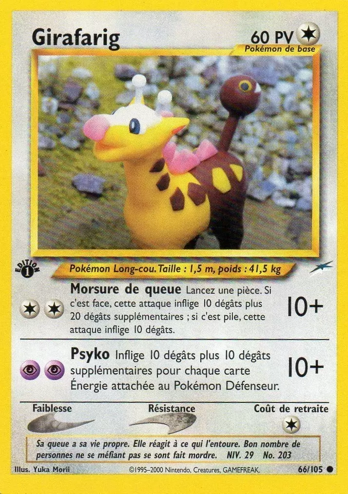 Neo Destiny - Girafarig édition 1
