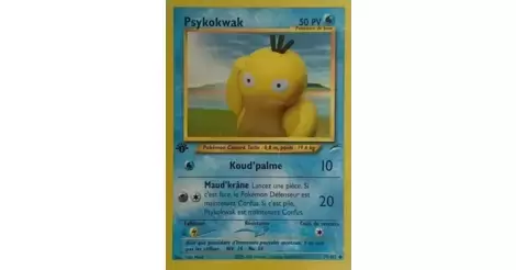 Peluche Psykokwak Happy - Pokémon Sun & Moon