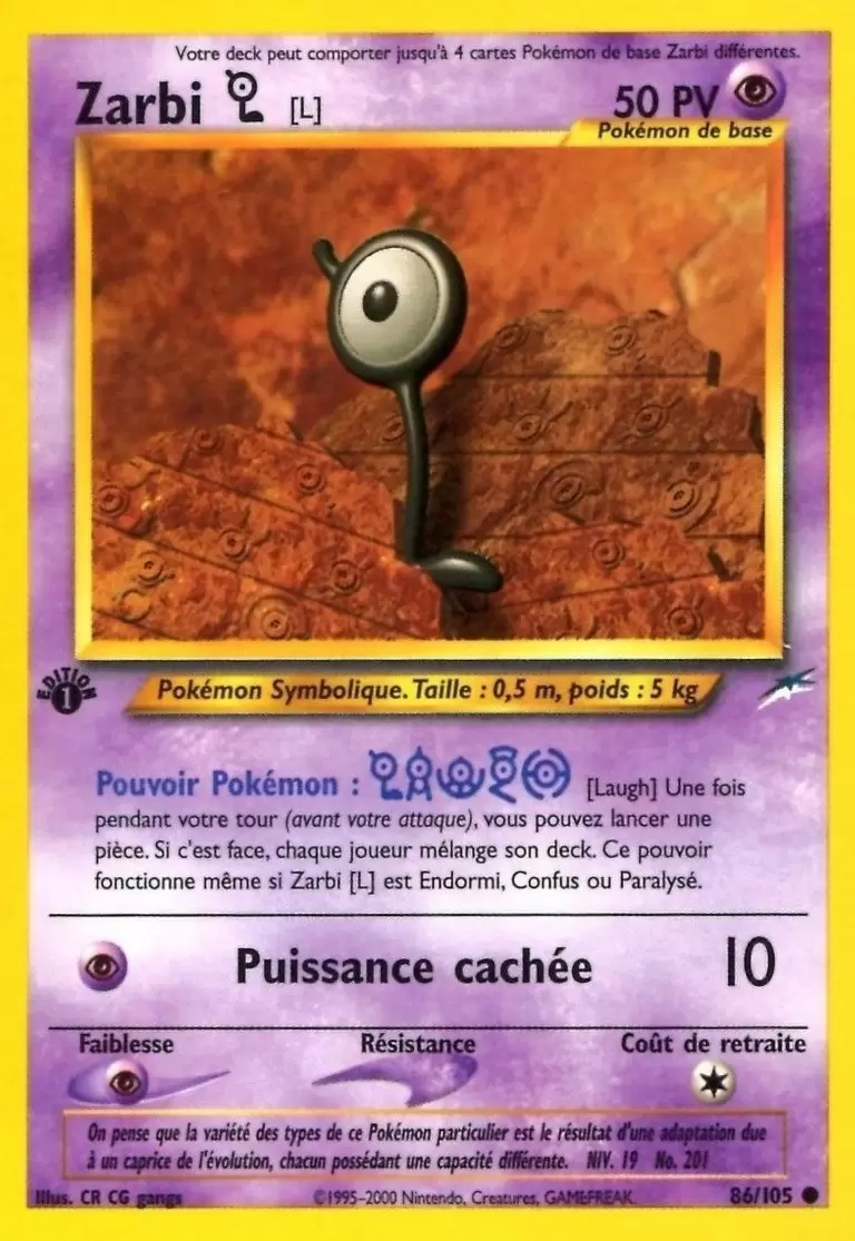 Neo Destiny - Zarbi L édition 1