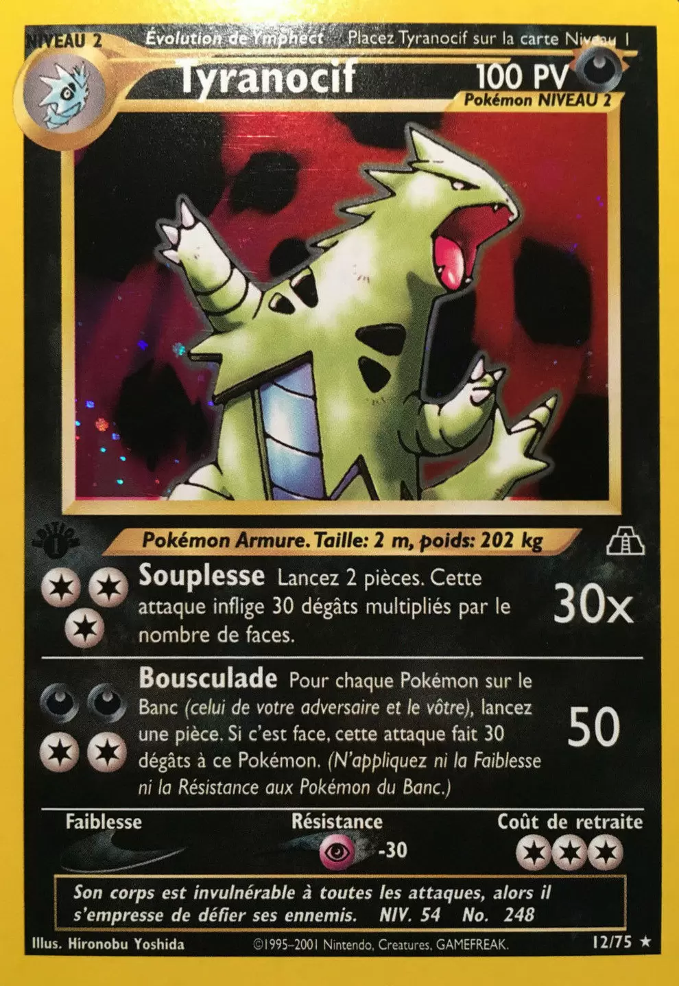Neo Discovery - Tyranocif édition 1 Holographique