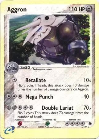 EX Ruby & Sapphire - Aggron Reverse