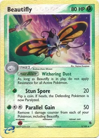 EX Ruby & Sapphire - Beautifly Reverse
